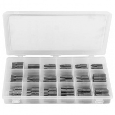 Комплект вставок-бит 1/4&amp;quot;DR, 18 видов по 10 штук